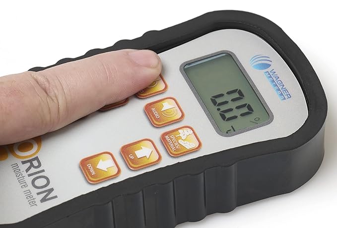 Orion® 940 Pinless Wood Moisture Meter by Wagner Meters I Accurate, Non-Damaging, Dual Depth Lumber Moisture Measurement, Data Collection & Storage, On-site Calibration (NIST Traceable)