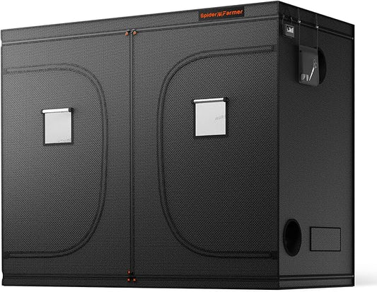 Spider Farmer 10x5 Grow Tent Pro-Grade, 120"x60"x80", with Observation Window and Floor Tray, 1680D Thicken Mylar Canvas, 10x5x6.6 for Indoor Hydroponic Growing for SF7000, SE7000, G7000