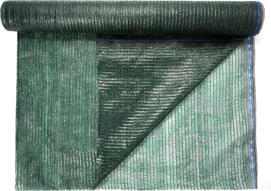 WindscreenSupplyCo] 40% 6' x 100 FT Eyelets Shade Cloth Roll Sunblock Shade UV Resistant Net for Garden Greenhouse Flower Plant Patio Kennel, Green - PS6140GRNX1