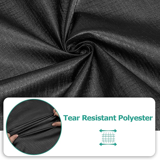 SunPatio Grill Cover Compatible with Pit Boss Austin XL/Rancher XL Wood Pellet Grill, All Weather Protection BBQ Cover, Black