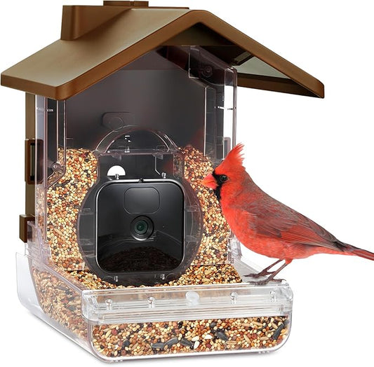 Wasserstein Bird Feeder Camera Case Compatible with Blink, Wyze & Ring Security Cameras Including Blink Outdoor 4, Wyze Cam OG & Ring Stick Up Camera (Camera NOT Included)