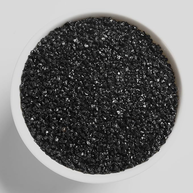 2.4lb Succulents and Cactus Black Sand, Décor & Additive Tiny Stones,DIY Rocks Gravel for Bonsai, Fairy Gardening, Terrarium, Vases Fillers