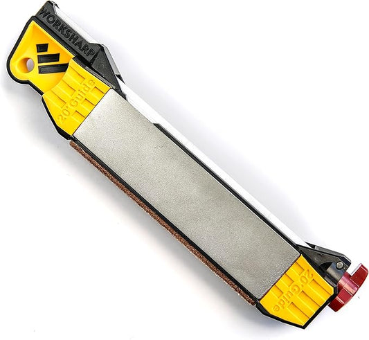 Work Sharp Guided Field Sharpener, Compact Travel Knife Sharpener Tool