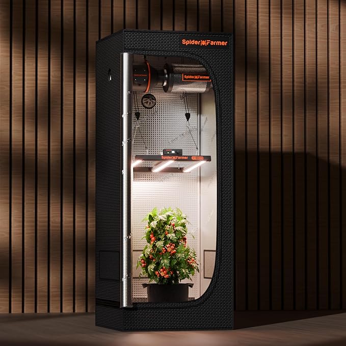 Spider Farmer G1500 Cost-Effective LED Grow Lights 150W, Upgraded Smart App Control, 2x2ft Coverage Full Spectrum Digital Screen Dimmable Bar Style Growing Lamp for Indoor Plants