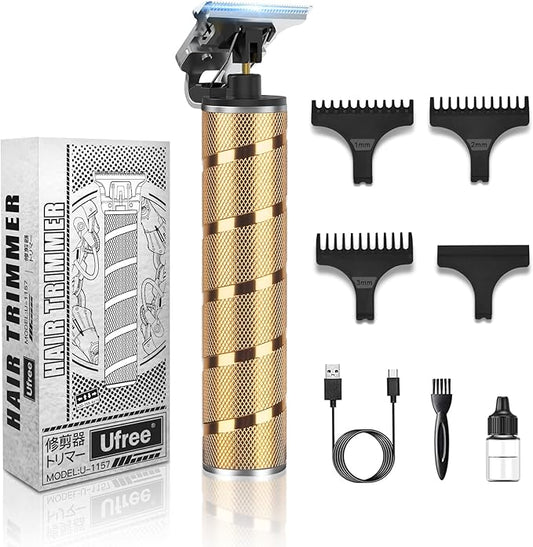 Ufree Hair Trimmer & Beard Trimmer for Men Professional, Electric Razor Shavers for Men, T Blade Precision Edgers Liners, Barber Clippers for Hair Cutting Mustache Facial, Mens Gifts