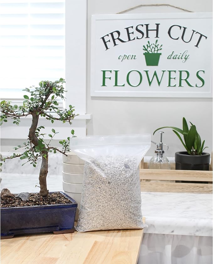 Horticultural Bonsai Pumice Soil Amendment (2 LB), Supplement for Bonsai and Cactus Indoor Plants