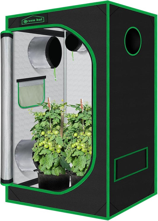 24"x36"x60"Grow Tent for Plants Mylar Hydroponic Grow Tents Indoor Grow Room for Plant Fruit Flower Veg with Removable Waterproof Floor Tray