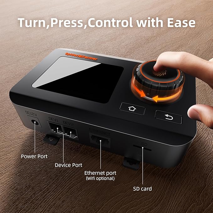 Spider Farmer GGS Controller Kits, Smart Environmental Controller, Temp Humid Light Sensor and Adapter, Ideal for Indoor Grow Cycle System Auto Management