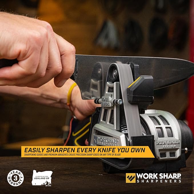 Work Sharp Ken Onion Knife Sharpener Tool - Adjustable Knife Sharpening System - For Knives, Scissors, Serrated Blades, & Tools