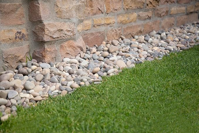 MSI Amazon Decorative Polished Multicolor Pebbles, 0.4 inch - 1.2 inch, 40 lb. Bag