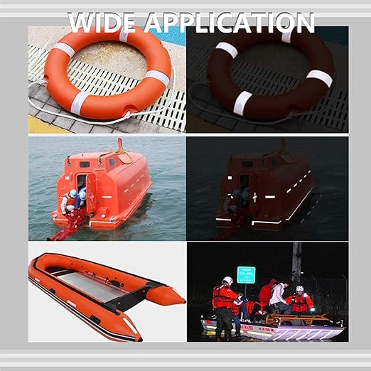 2" X 200ft DOT-C2 Reflective Safety Tapes Silver Adhesive Reflector Tape for Trailer Cars Trucks Outdoor Waterproof (Silver200FT)