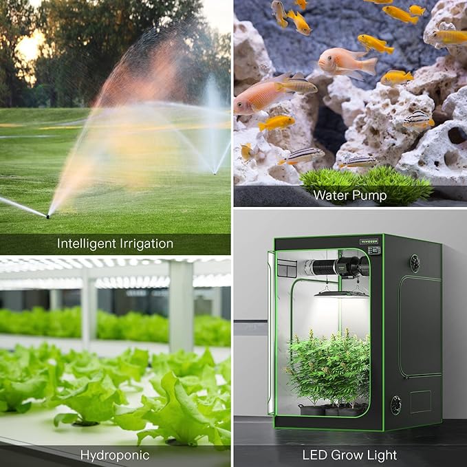 VIVOSUN 7 Day Programmable Digital Timer with Dual Outlet, 20 On/Off UL Listed Heavy Duty Plug-in Outlet Timer with Countdown Setting, Indoor for Lamp, Fan, Heater, Humidifiers, Aquarium (2 Pack)