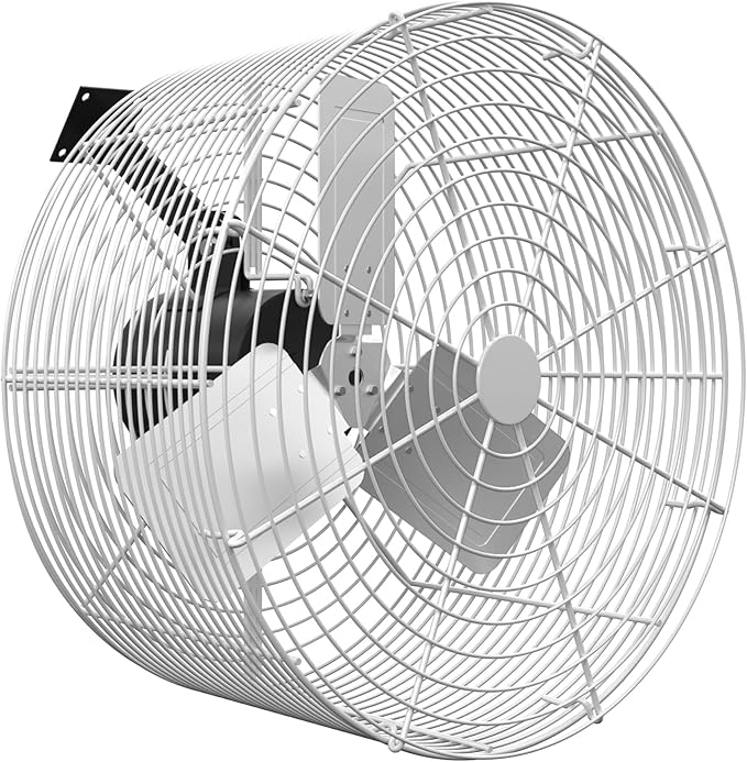 Greenhouse Air Circulation 1/3 HP 115V Ceiling Wall Mount Fan 5470CFM High Speed Circulation Fan for Greenhouse, Warehouse, Patio, Garage