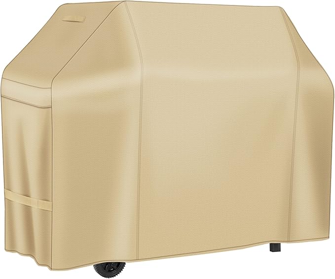 NEXCOVER Barbecue Gas Grill Cover - 58 Inch Waterproof BBQ Cover, Outdoor Heavy Duty Grill Cover, Fade & Weather Resistant 600D Upgraded Material, for Weber, Brinkmann, Char Broil and More
