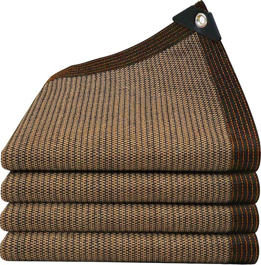 Shade Cloth for Garden,80% Mesh Tarp with Grommets Shade Cloth for Greenhouse,Patio,Vegetables,Plants Cover and Chicken Coops,Coffee Shade Net for Outdoor Garden