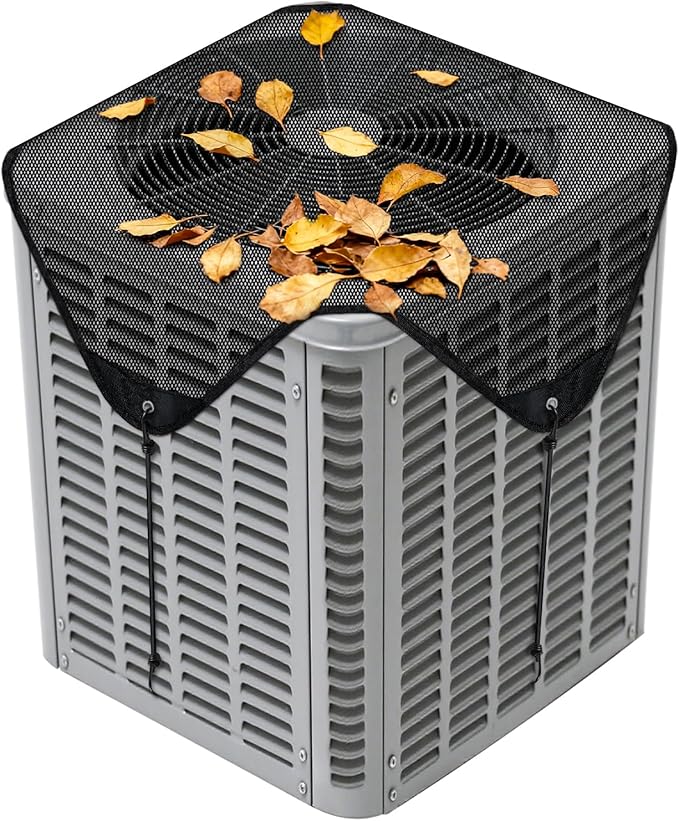 28'' X 28'' Central Air Conditioner Covers for Outside Units,Top Universal AC Unit Mesh Covers Outdoor,Breathable AC Condenser Cover for All Seasons