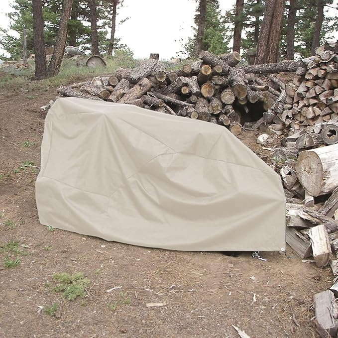 Upgraded Log Splitter Cover Waterproof Outdoor All Weather - Thicker and Tear Proof Wood Splitter Cover Against Dust Rain Uv - Compatible with 15-40-ton Log Splitters