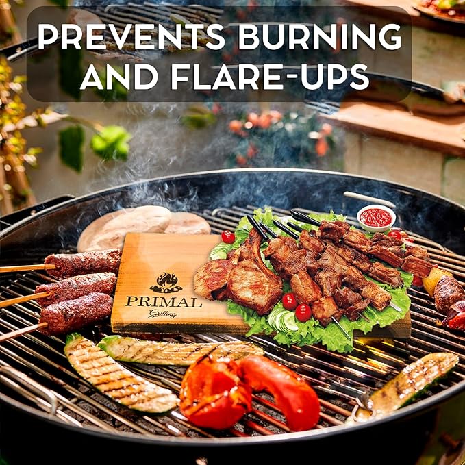 Premium Cedar Planks - Cedar Planks for Grilling Salmon - Thicker Design for Moister - Natural Wood Planks for Grilling - (5 Pack)