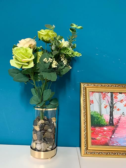 2 lbs Small Pebbles for Indoor Plants, 0.8-1.2 Inch Decorative River Rocks for Plants, Landscaping, Succulents Potted, Vase, Fish Tank, Stones for Planter and Outdoor Garden Rocks