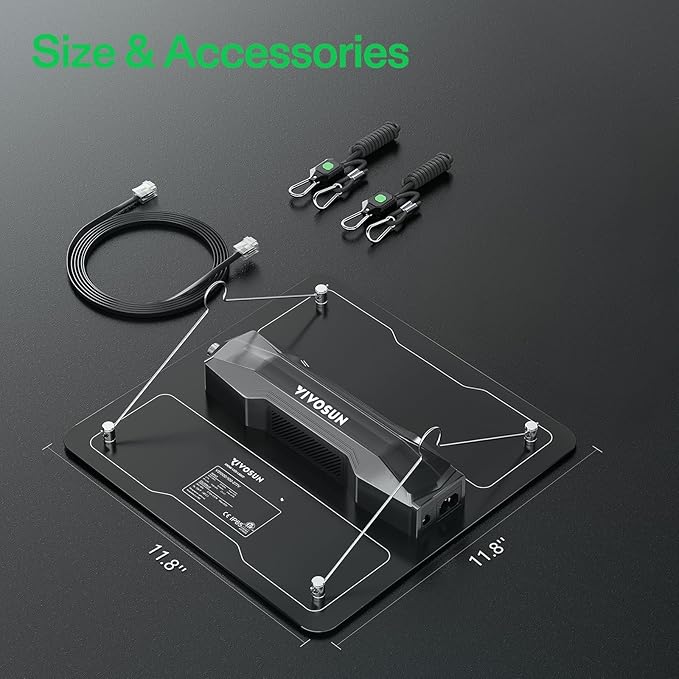 VIVOSUN 2-Pack VS1000 LED Grow Light with Full Spectrum Diodes & Sosen Driver Dimmable Lights Sunlike for Indoor Plants Seedling Veg and Bloom Plant Grow Lamps for 2x4/3x3 Grow Tent