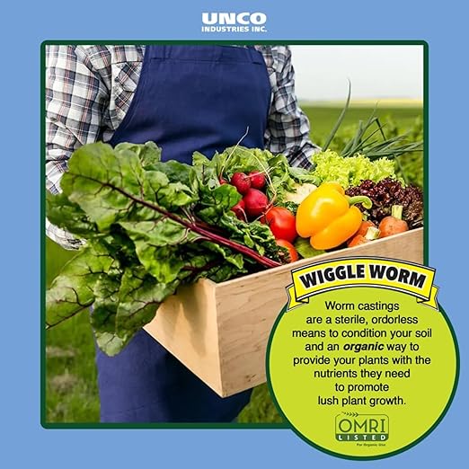 100% Pure Organic Worm Castings Fertilizer, 15-Pounds (3 Pack) - Improves Soil Fertility and Aeration for Houseplants, Vegetables, Gardens, and More – OMRI-Listed and Mineral-Dense