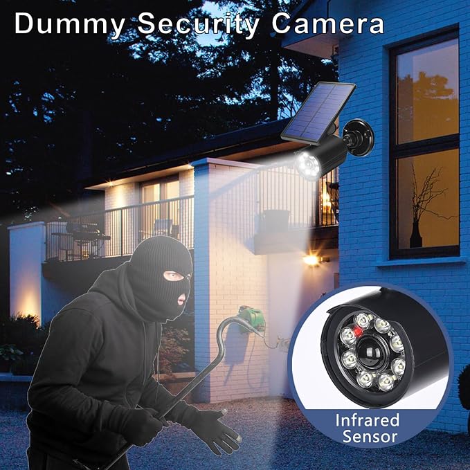 Solar Motion Lights Outdoor 2000LM Security Flood Lights IP67 Waterproof Spot Lights for Yard Porch Garage 3 Pack