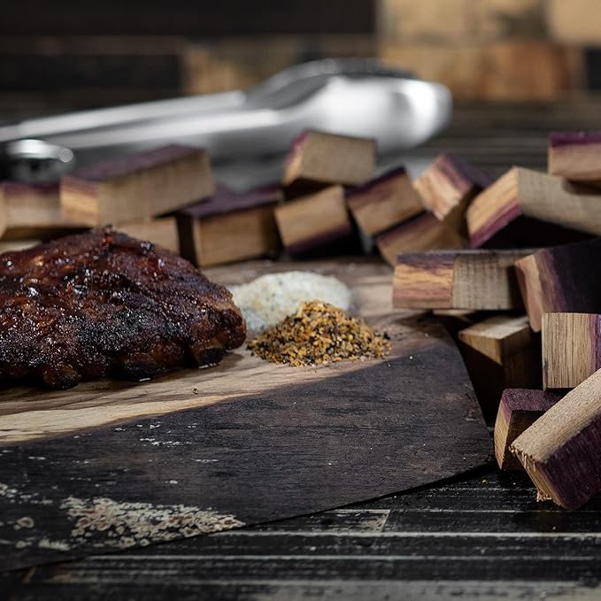 Midwest Barrel Company Authentic Barrel BBQ Smoking Wood (Bourbon Barrel Smoking Wood Chunks) – Slow Burning Wood Chunks for BBQ, Grilling, and Smoking – Premium Oak Wood for Smoky Flavor in Meats