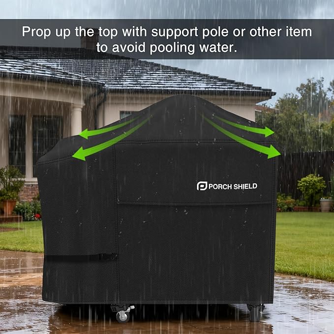 Porch Shield Griddle Cover for Blackstone 28 inch Single Shelf Griddle, Waterproof and Fade Resistant 600D Gas Grill Cover Fits for Most 2 Burner Flap Top Grill