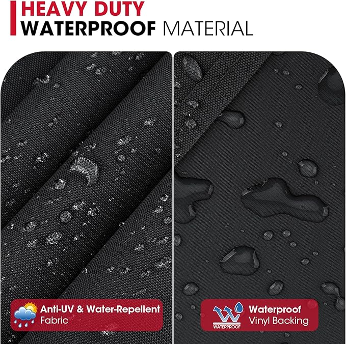 Unicook Round Kettle Grill Cover Compatible with Weber 22 Inch Charcoal Grill, Heavy Duty Waterproof Fade Resistant Small Smoker Cover, All Weather Protection