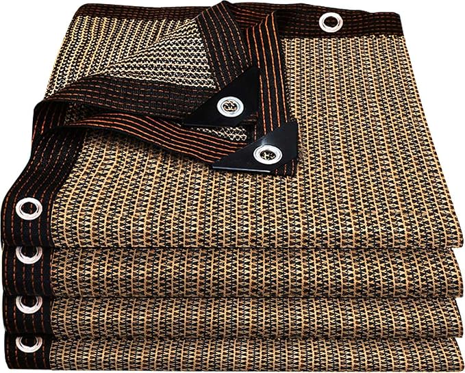 80% Sunblock Shade Cloth Net Resistant - 10x18Ft Garden Shade Mesh for Plant Cover, Greenhouse, Chicken Coop, Kennels, Tomatoes Plants