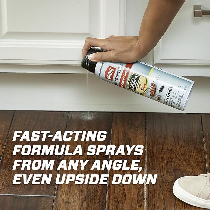 Ortho Home Defense Max Ant, Roach and Spider1: Indoor Insect Spray, Kills Ants, Beetles, Cockroaches and Spiders (as Listed), No Fumes, 14 oz.