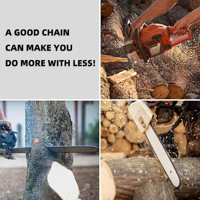 20 Inch Chainsaw Chain For Stihl .325" Pitch, 063" Gauge, 81 Drive Links Fits Stihl MS291, MS290 MS271 Farm Boss MS291 MS261 MS270 MS280 MS290 MS291 MS310 MS360-4 Chains