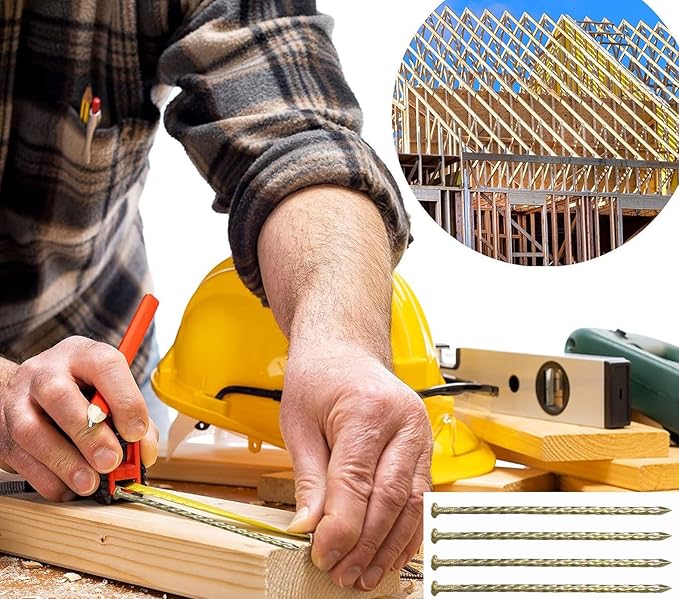 12 Inch Landscape Stakes,Galvanized Metal Garden Stakes,Metal Edging Anchoring Spikes for Artificial Turf, Paver Edging, Weed Barrier, Tent, Camping, Carpentry,（ 20 Pack）