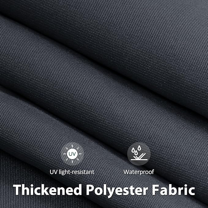 MCombo 11.5x9.5 Feet Manual Retractable Patio Door Window Awning Sunshade Shelter Outdoor Canopy, 1210 (Grey, 11.5'(L) x 9.5'(W))