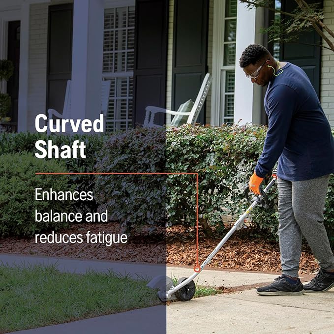 Husqvarna 330iKE Combi Switch + Lawn Edger Attachment, Electric Edger with Battery and Charger Included, 970701202