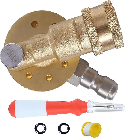 Meteor Blast Pivoting Coupler, 270 Degree with 7 Angles, heavy duty design and Stainless Steel Safety Lock for Pressure Washer Spray Nozzle, Clean Hard to Reach Area, 5000PS