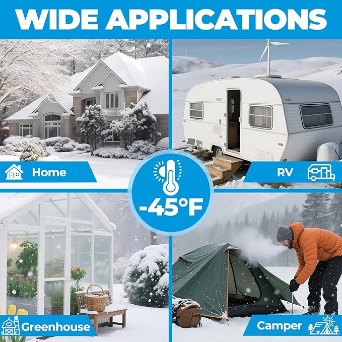 15FT Heated Water Hose for Rv,Heated Drinking Water Hose Antifreeze to -45°F,Great Rv Accessories for Campers,Livestock,Agriculture,Lead and BPA Free