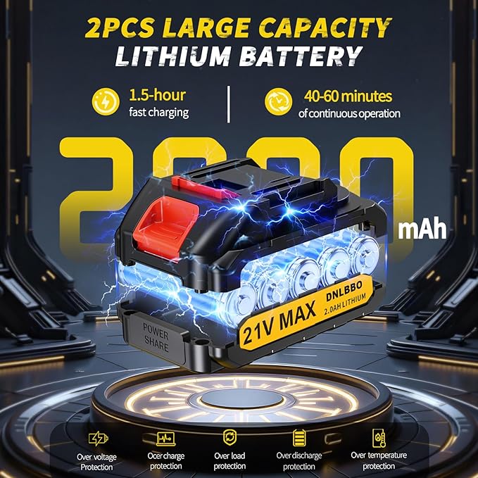 Mini Electric Chainsaw,6inch Mini Chainsaw Cordless,With Battery Level Display,Equipped With 2 21V2.0Ah Batteries and 3 Chains for Tree Trimming Wood Cutting, Best Gifts for Dad, Husband