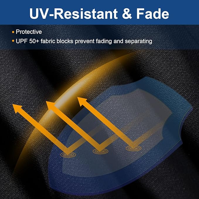 Grill Cover, Grill Covers for Outside Heavy Duty Waterproof 55 inch, BBQ Grill Cover with Adjustable Straps, Oxford Fabric for Weber, Genesis, Charbroil, etc