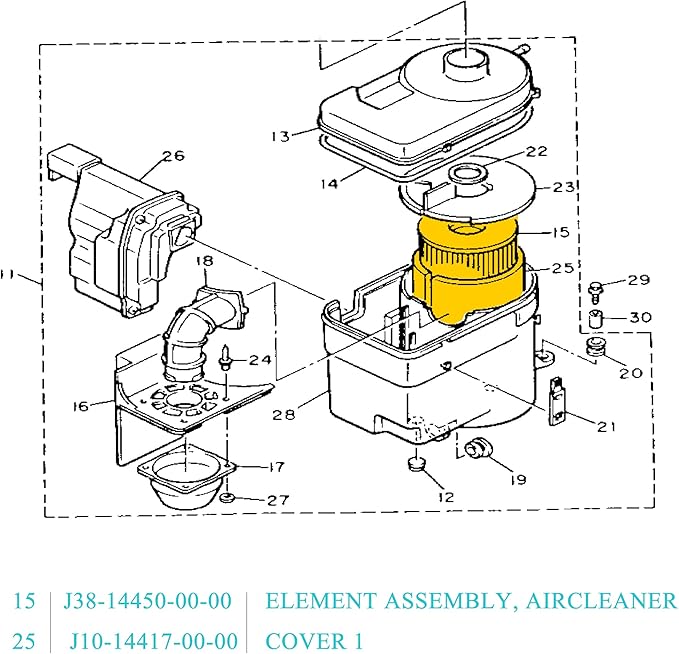 10L0L Tune Up Kit for Yamaha G2 G8 G9 G11 4 Cycle Gas Golf Cart 1985-1994, Replaces J10-14417-00 J38-14450-00, Air Filter Pre-Filter with Spark Plug Fuel Filter