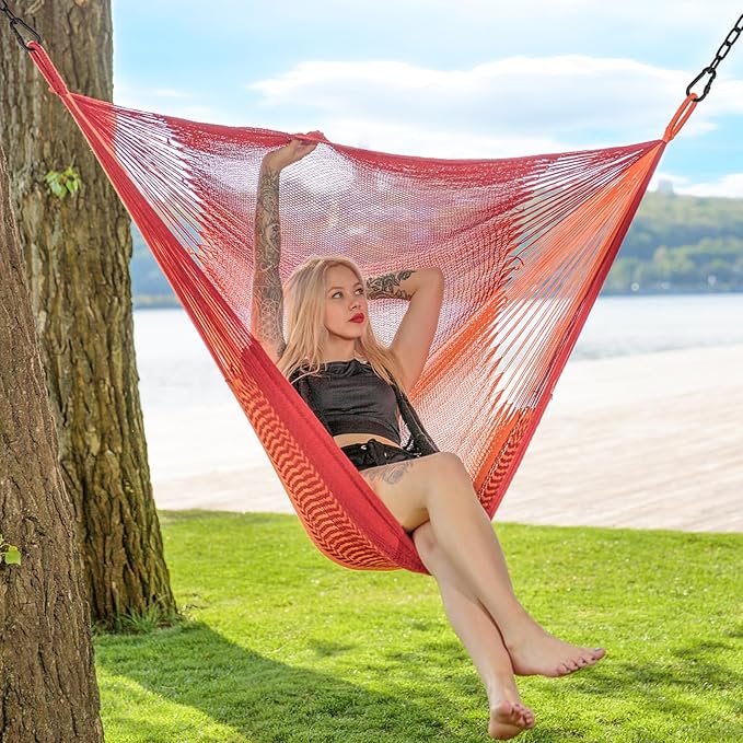 2 Pack 25in Hanging Swing Chain with 4 Carabiners, 550LB Capacity Hanging Kits Heavy Duty Hanging Chair Hardware for Hammock Swing Hanging Chair Punching Bags Sandbag Indoor Outdoor Yoga Gym (Silvery)