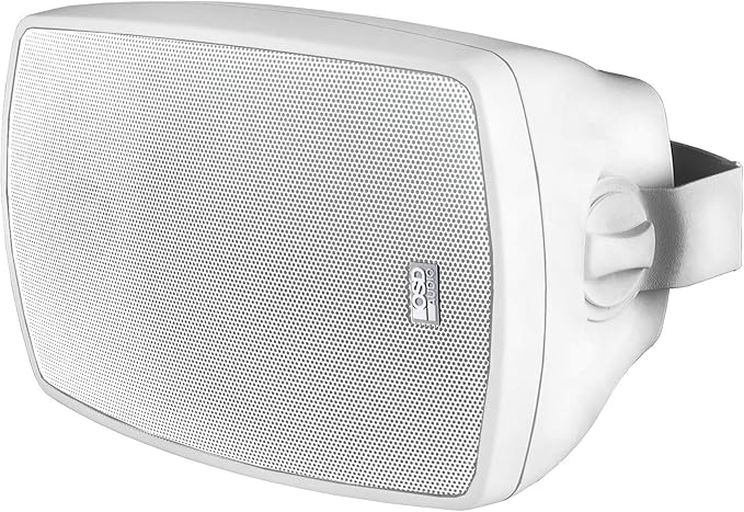 OSD 5.25" Outdoor Patio Speaker Pair 150W, IP54 Weather Resistant, Full Motion Bracket White AP525