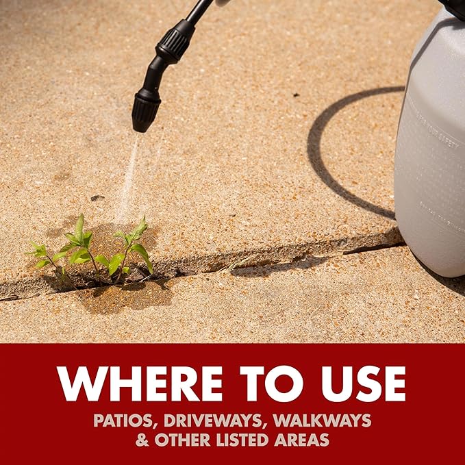 Spectracide Weed And Grass Killer Concentrate 64 Ounces, Use On Patios, Walkways And Driveways