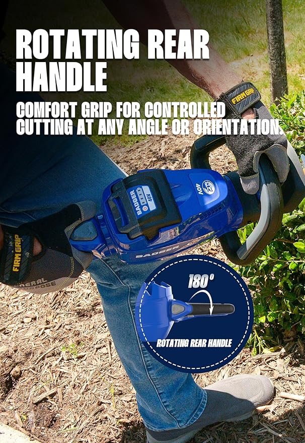WILD BADGER POWER Hedge Trimmer 40V 2Ah Cordless 22 inch, Tool only.