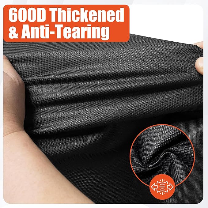 iCOVER Grill Cover 70 inch, BBQ Grill Cover for Outdoor Grill, 600D Heavy Duty Waterproof BBQ Cover, Anti-UV and Rip-Proof Barbecue Cover, Gas Grill Cover for Weber, Char-Broil, Nexgrill, etc