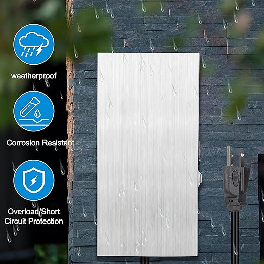 200W Multi-Tap Low Voltage Transformer, Stainless Steel Guard, Landscape Lighting Transformer for Garden Lights, Spotlights, Floor Lights - 120V AC to 12V/13V/14V/15V AC, ETL Listed