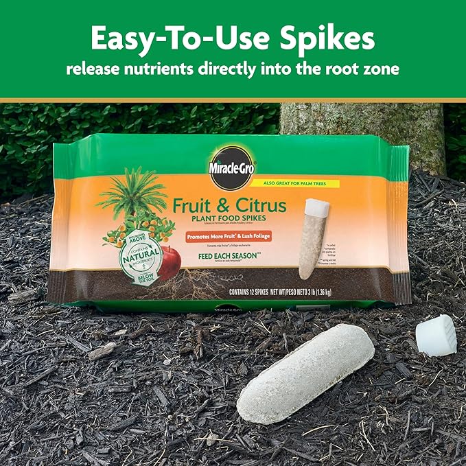 Miracle-Gro Fruit & Citrus Plant Food Spikes