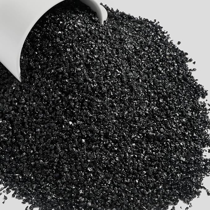 2.4lb Succulents and Cactus Black Sand, Décor & Additive Tiny Stones,DIY Rocks Gravel for Bonsai, Fairy Gardening, Terrarium, Vases Fillers