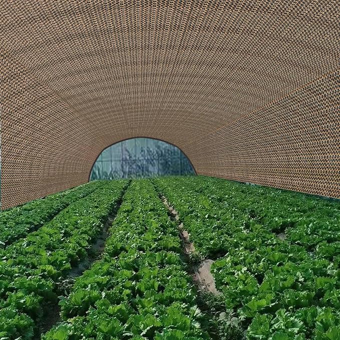 80% Sunblock Shade Cloth Net Resistant - 12x24Ft Garden Shade Mesh for Plant Cover, Greenhouse, Chicken Coop, Kennels, Tomatoes Plants