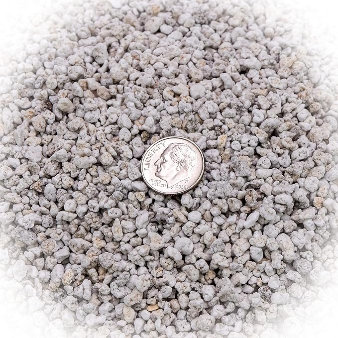 Premium Gardenera Organic Perlite - Medium/Fine Grade Horticultural Soil Amendment for Indoor & Outdoor Container Plants for Drainage Management and Enhanced Growth - 20 Quart Bag